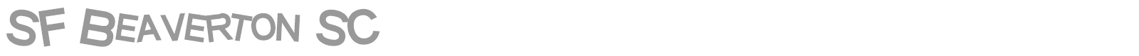 SF Beaverton SC font preview